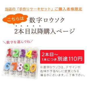 【同梱専用】 数字ろうそく おいもやの詳細画像1