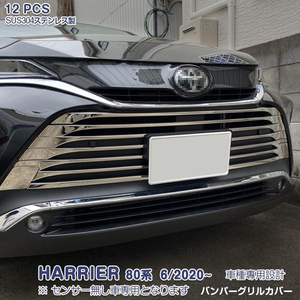 SALE トヨタ ハリアー 80系 6/2020~ フロントバンパーグリルカバー（センサー無し車専用...