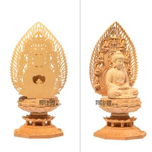 仏像 釈迦如来 曹洞宗 臨済宗 仏壇仏像 木彫...の詳細画像3