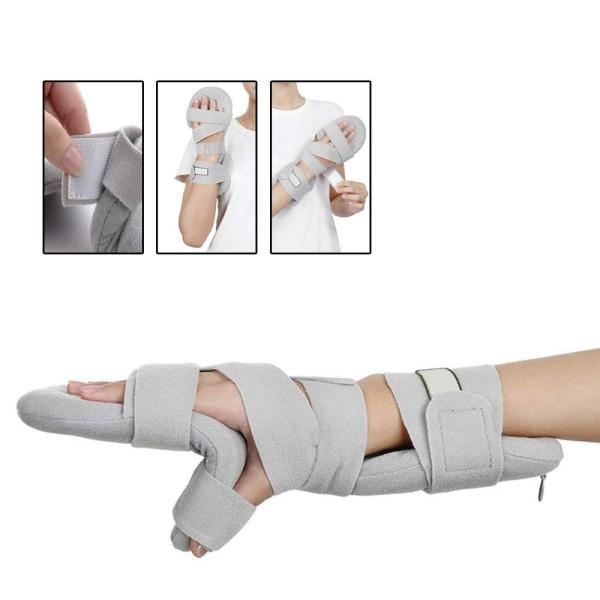 指の装具 - 屈曲拘縮、変形と変形を防ぐための指トレーニングボード - 脳卒中、片麻痺のための手の副...