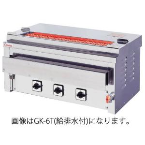 幅960 奥行410 押切電機 卓上型電気グリラー 大串焼タイプ 給排水口付 GK-12T-1｜oishii-chubou