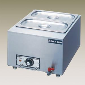 ニチワ 電気卓上ウォーマー 湯煎式 ホテルパン1/4×1 (TEW-S