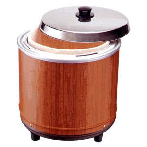 A874 極美品❗️3升 ライスウォーマーライス用保温ジャー業務用熱研エバーホット 送料無料 新品 熱研 ライスウォーマー（3升）木目 NK-30 : 厨房