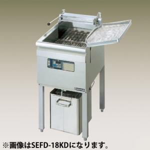 幅650 奥行660 ニチワ電機 電気フライヤー スローダウンタイプ SEFD-27KD｜oishii-chubou