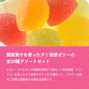 八雲製菓 国産果汁 プチゼリー 10種類のミッ...の詳細画像2