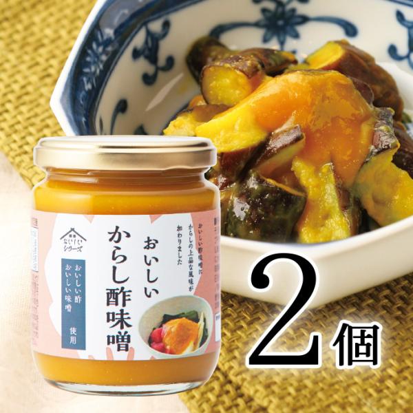 おいしい からし酢味噌 日本自然発酵 200g×2個 食品