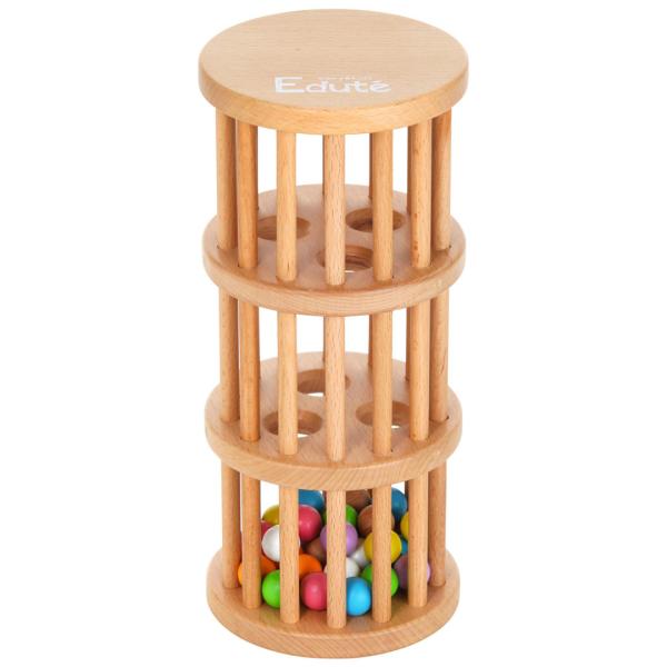 ラトルTOWER 3段タワー ボール 知育玩具 おもちゃ 誕生日 プレゼント 子供 1歳 木のおもち...