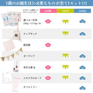 一升米 1歳 誕生日 選べる一升米 4点セット...の詳細画像5
