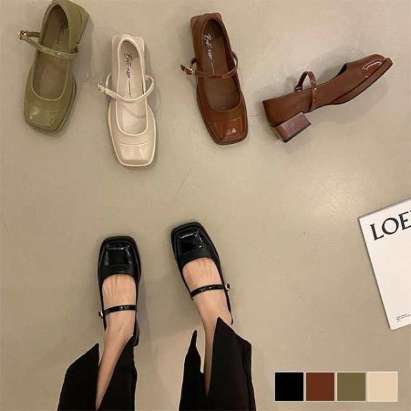 パンプス リゲッタ 春 靴 ストラップ レディース 歩きやすいウェッジヒール ヒール パンプス 美脚...