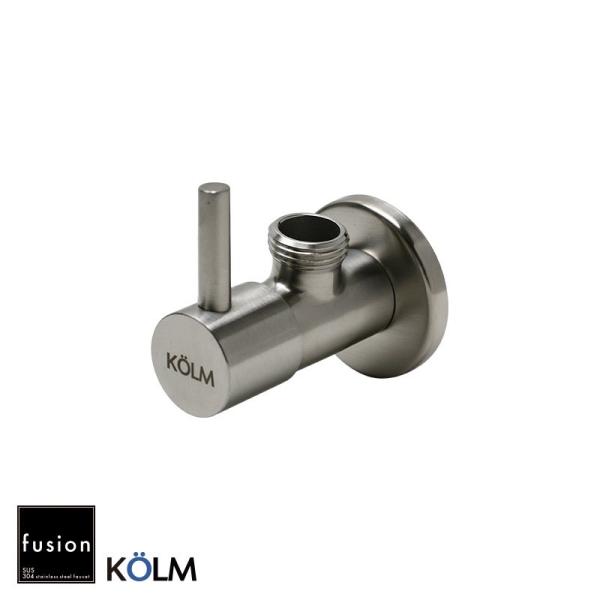 ステンレス アングル止水栓  壁給水 給水金具 ステンレスバルブ SUS304 水栓 デザイン おし...