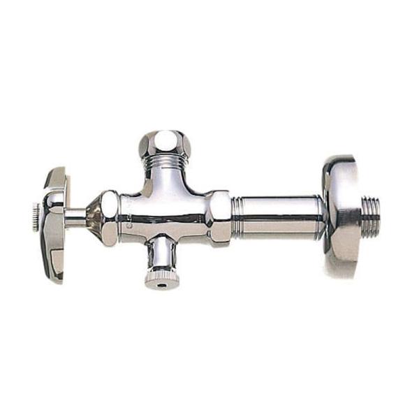 アングル止水栓（水抜き付/寒冷地用） 寒冷地用の壁用給水金具