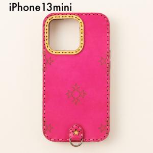 レザーiPhone13miniケース ミックス5color OJAGADESIGN(オジャガデザイン)PAULA I13MN-01-2 ハンドメイド レザー 革製品 本革