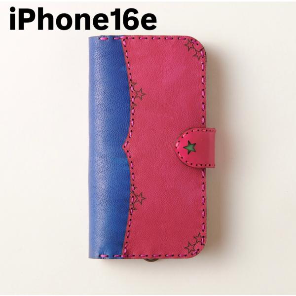 レザーiPhone16eケース ミックス5color OJAGADESIGN(オジャガデザイン) H...