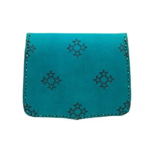 OJAGA DESIGN◇2つ折り財布/レザー/BRW/花柄/メンズ// : セカンド