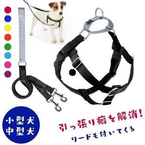 引っ張り癖のある犬用ハーネス リードセット 小型犬 中型犬 引っ張り防止 ハーネス 2 Hounds Design