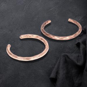 銅 ブレスレット バングル メンズ 純銅 健康...の詳細画像3