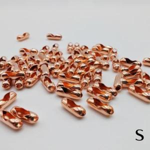 純銅製 銅製 ボールチェーン (Sサイズ) [ ...の商品画像