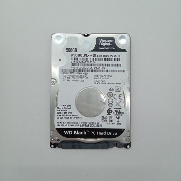 再生品 HDD (2.5インチ) 500GB [6887時間] WD Black WD5000LPL...