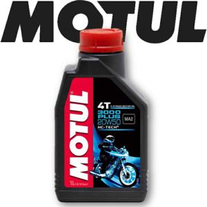 MOTUL（モチュール） 3000 PLUS 4T 20W-50 1L エンジンオイル バイク