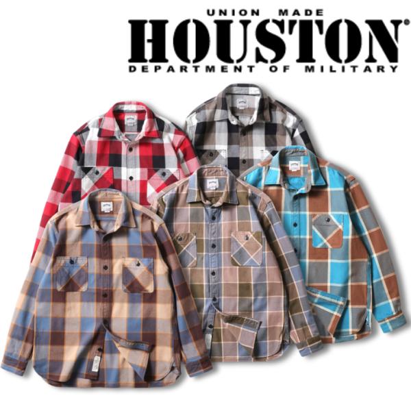 HUSTON ヒューストン　41253　CHECK VIYELLA SHIRT / チェックビエラシ...