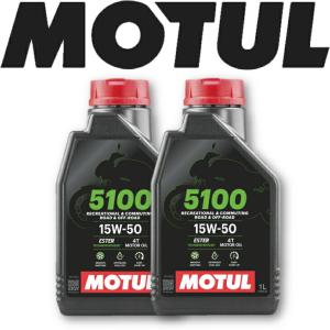 MOTUL（モチュール） 5100 4T 15W-50 1L オイル バイクオイル 112811