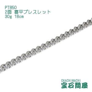喜平ブレスレット プラチナ 2面 18cm 10g PT850 新品 : 御徒町宝石問屋