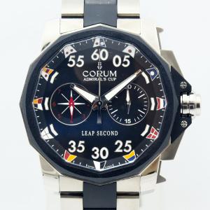 コルム 中古 メンズ CORUM アドミラルズカップ リープセコンド48 895.931.06/V7...