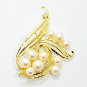 MIKIMOTO（ミキモト） リング 指輪 あこや真珠 7.3mm パール K18 約12