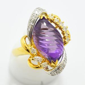 ルビー 0.65 サファイア エメラルド 0.41 ダイヤモンド 0.19 リング 花