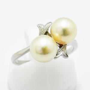 MIKIMOTO ミキモト リング 指輪 あこや真珠 7.3mm パール K18 約