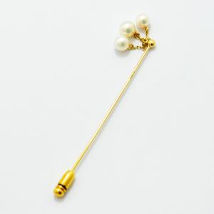 極美品　MIKIMOTO ミキモト　ペントップ　チャーム K18 パール7個 MIKIMOTO（ミキモト） ペンダントトップ 白蝶真珠 10.8mm ダイヤモンド