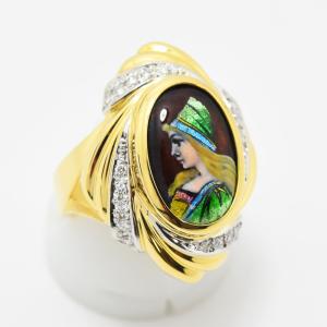 MIKIMOTO（ミキモト） リング 指輪 あこや真珠 7.3mm パール K18 約12