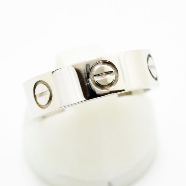 カルティエ リング ラブリング Cartier 指輪 K18WG 750 #50 約9.5号 新品仕...