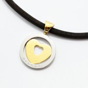 BVLGARI（ブルガリ） トンド・サンネックレス・ペンダント/K18/750×SS