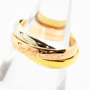 Cartier トリニティリング 750 K18 48号 Cartier カルティエ トリニティ リング 指輪 K18 14号 中古