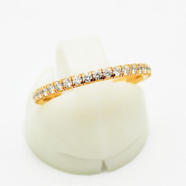 カルティエ リング エタンセル ドゥ Cartier 指輪 フルエタニティ ダイヤモンド K18PG...