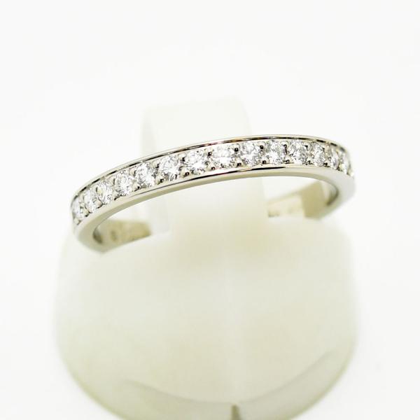 カルティエ リング Cartier 指輪 ハーフエタニティ ダイヤモンド PT950 #49 約9号...