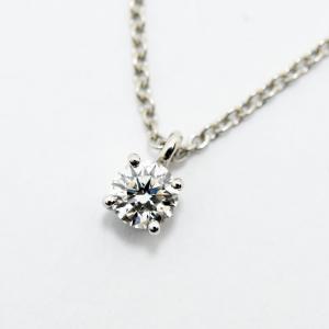 TIFFANY&Co.（ティファニー） ソリティア ダイヤ ネックレス K18
