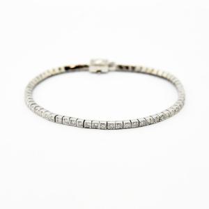 0.52ct Jewelry MAKI ジュエリーマキ ダイヤモンドブレスレット K18WG
