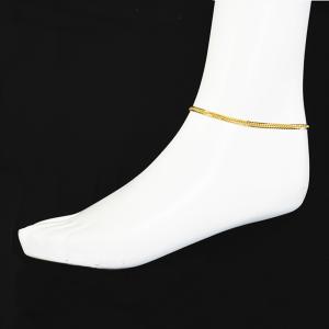 喜平アンクレット 18金 6面ダブル 24cm...の詳細画像1