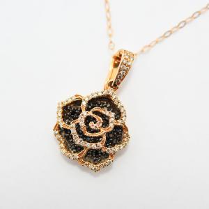 アレキサンドライト 0.20 ダイヤモンド 0.18 ネックレス K18WG 新品