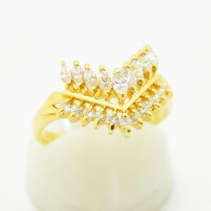 Cartier（カルティエ） リング トリニティ 指輪 スリーカラー 3連 K18
