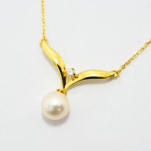 MIKIMOTO（ミキモト） ペンダントトップ 白蝶真珠 10.8mm ダイヤモンド