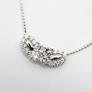 AHKAH（アーカー） ネックレス クレオクロス ダイヤモンド K18 750