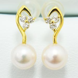 MIKIMOTO（ミキモト） ネックレス ロング あこや真珠 黒蝶真珠 アコヤ