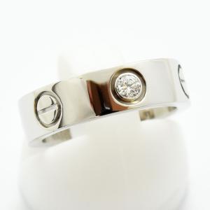 LOVE（Cartier） カルティエ ラブリング 3Pダイヤモンド ハーフダイヤ
