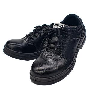 安全靴 ブラック 黒  短靴 幅広 4E 合皮 JIS S級 相当品｜okacho-store