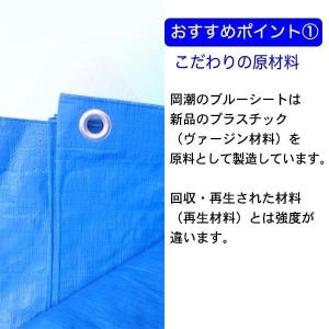 【法人限定】ブルーシート#3000 3.6m×...の詳細画像5