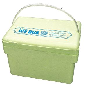 アイスボックス (日本製) 10個/ケース 発泡スチロール クーラーボックス 保冷剤用 弁当箱 熱中症対策 食材用｜okacho-store
