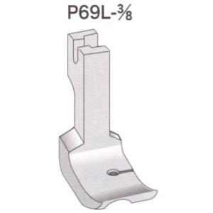 P69L-3/8 左コードパイピング固定押え金 スイセイ SUISEI 職業用ミシン 工業用ミシン｜ミシンショップおかだ.ヤフー店